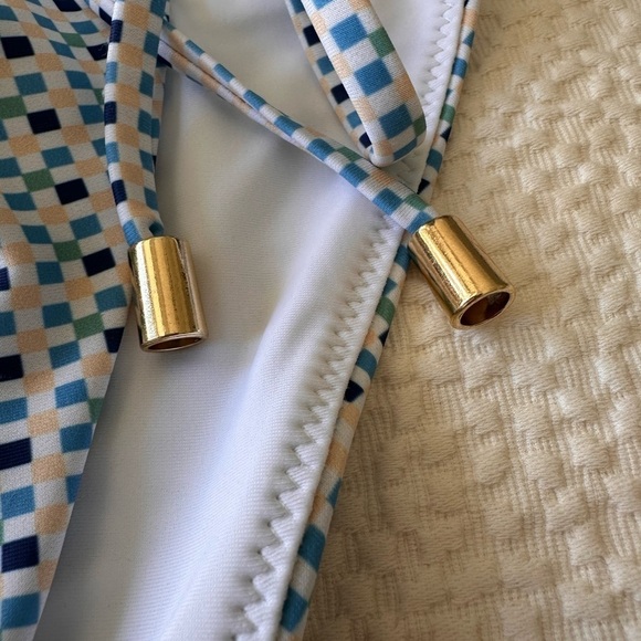 Mink Pink Swim Zephyr Tie Side Bikini Bottoms Size S - Picture 10 of 12